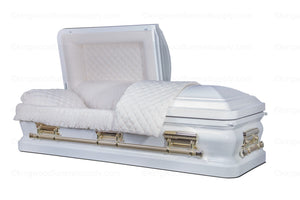 HUNTINGTON metal funeral casket